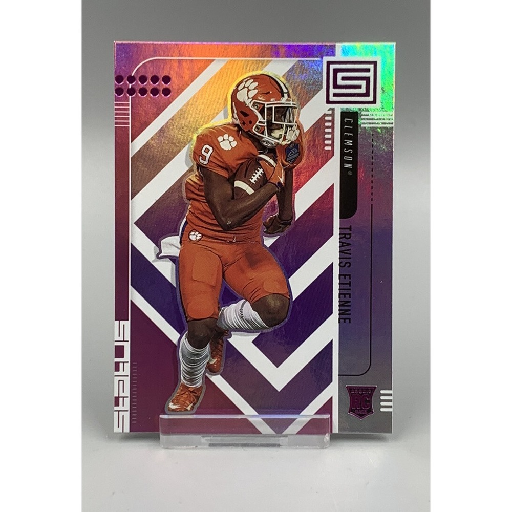 2021 Panini Chronicles‎ Draft Picks Travis Etienne Pink Status #168 Clemson
